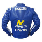 Honda Repsol Movistar Motorcycle Leather Jacket - Image 2