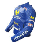 Honda Repsol Movistar Motorcycle Leather Jacket - Image 3