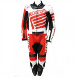 Honda Wing Racing Motorcycle Leather Suit