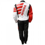 Honda Wing Racing Motorcycle Leather Suit - Image 2