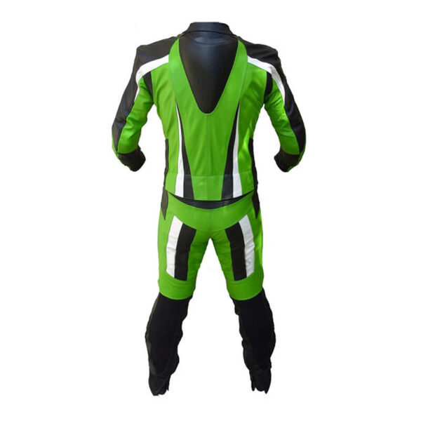 Hooper Green Motorcycle Leather Racing Suit - Image 2