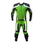 Hooper Green Motorcycle Leather Racing Suit