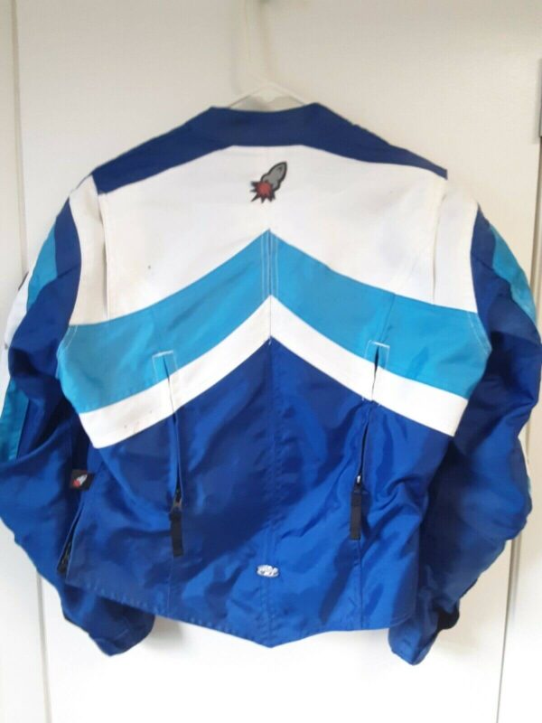 Joe Rocket Suzuki GSXR Blue Motorcycle Riding Jacket - Image 2