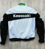 Kawasaki Motorcycle Jacket with Padding - Image 2