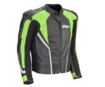 Ninja Kawasaki Motorbike Branded Leather Jacket