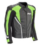 Ninja Kawasaki Motorbike Branded Leather Jacket