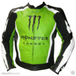 Kawasaki Motorcycle Green Leather Jacket