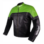 Kawasaki Ninja Theme Motorcycle Leather Jacket