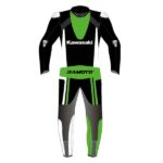 Kawasaki Racing Team Motorcycle Leather Suit - Image 2