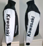 Kawasaki White And Black Wind Breaker Jacket - Image 3