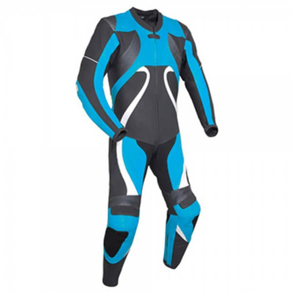 Lightblue-Motorcycle-Racing-Leather-Suit.jpg Lightblue Motorcycle Racing Leather Suit - Image 1