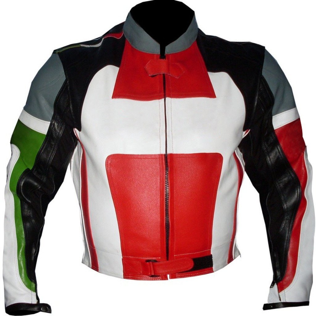 MENS-BIKER-LEATHER-BLACK-RED-WHITE-BIKER-3.jpg BIKER LEATHER BLACK RED WHITE BIKER LEATHER JACKET - Image 1
