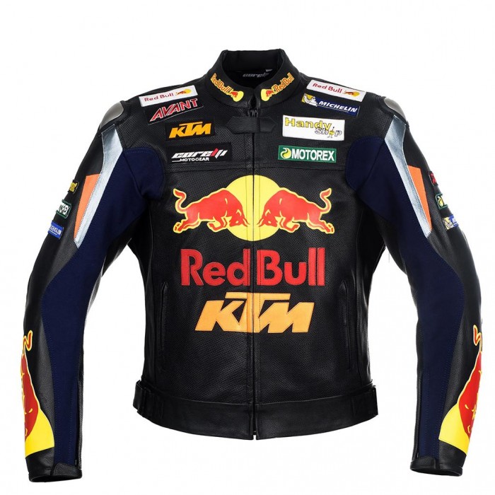 Mens-RedBull-Motorcycle-Racing-Leather-Jacket.jpg Men's Red bull KTM Motorcycle Racing Leather Jacket - Image 1