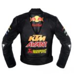 Men's Red bull KTM Motorcycle Racing Leather Jacket - Image 2