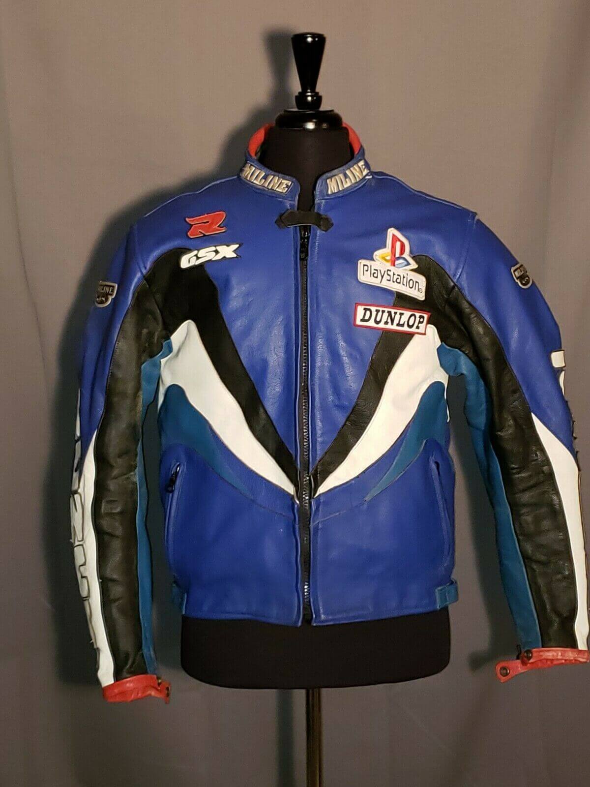 Miline-Team-Suzuki-Playstation-Dunlop-Motorcycle-Jacket-4.jpg Miline Team Suzuki Playstation Dunlop Motorcycle Jacket - Image 1