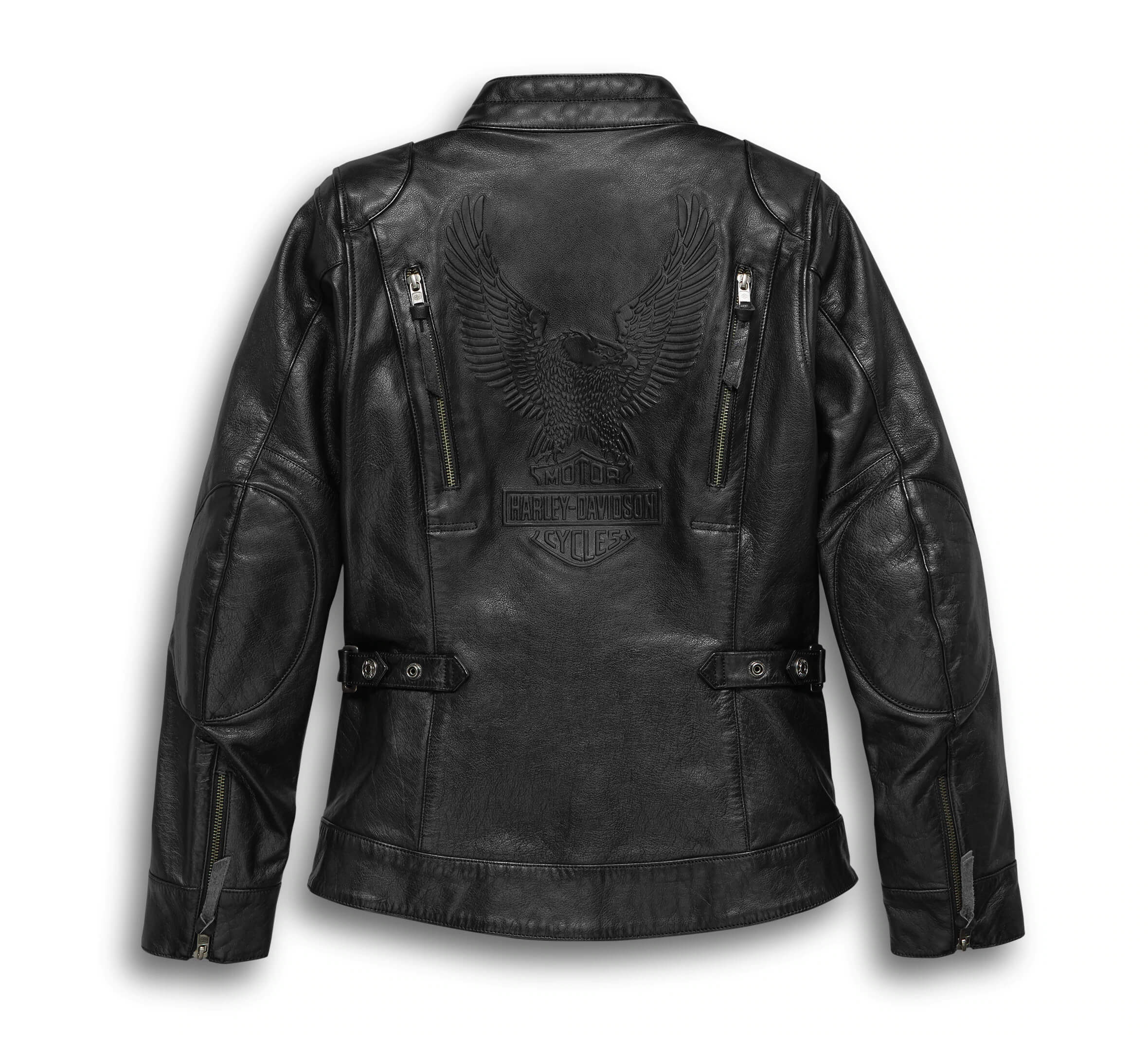 Motorcycle-Harley-Davidson-Black-Leather-Jacket-1.jpg Motorcycle Harley Davidson Black Leather Jacket - Image 1