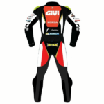 Motorcycle Honda Racing Sports Leather Suit - Image 2