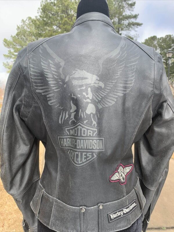No Cages Harley Davidson Streetwise Leather Jacket - Image 2