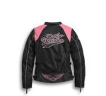 Pink Mesh Harley Davidson Riding Jacket - Image 2