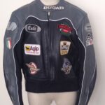 Rare Vintage Vanson Buell Ducati Leather Motorcycle Jacket