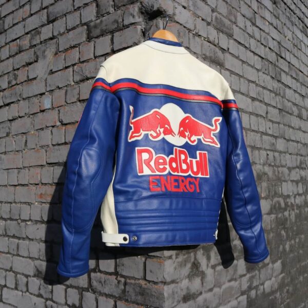Red Bull Motorcycle Energy Edition Racing Blue Jacket - Image 2