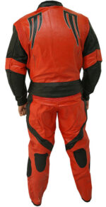 Red Moon Motorcycle Racing Leather Suit - Image 3