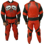 Red Moon Motorcycle Racing Leather Suit
