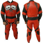 Red Moon Motorcycle Racing Leather Suit