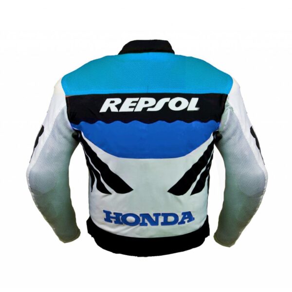 Honda Repsol Blue Motorcycle Team Textile Jacket - Image 2