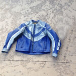 Suzuki Blue Hayabusa Motorcycle Leather Jacket