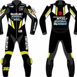 Suzuki Ecstar Moto Gp Motorcycle Leather Racing Suit