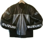 Suzuki GSXR Black Elite Motorcycle Racing Jacket