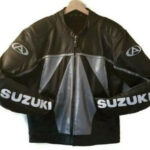 Suzuki GSXR Black Elite Motorcycle Racing Jacket