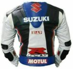 Suzuki GSXR Motul Motorcycle Racing Leather Jacket - Image 2