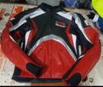Suzuki GSXR Red Black Motorcycle Racing Jacket