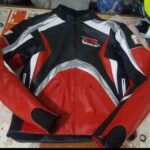 Suzuki GSXR Red Black Motorcycle Racing Jacket