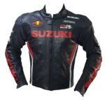 Suzuki GSXR Red Bull Motorcycle Leather Jacket