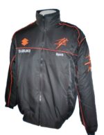 Suzuki Hayabusa Wind Breaker Black And Orange Jacket