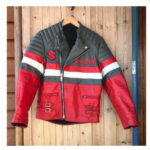 Suzuki Red Black Motorcycle Racing Jacket
