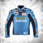 Suzuki Rizla Motorcycle Racing Leather Jacket
