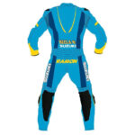 Suzuki Rizla Motorcycle Racing Sports Leather Suit - Image 2