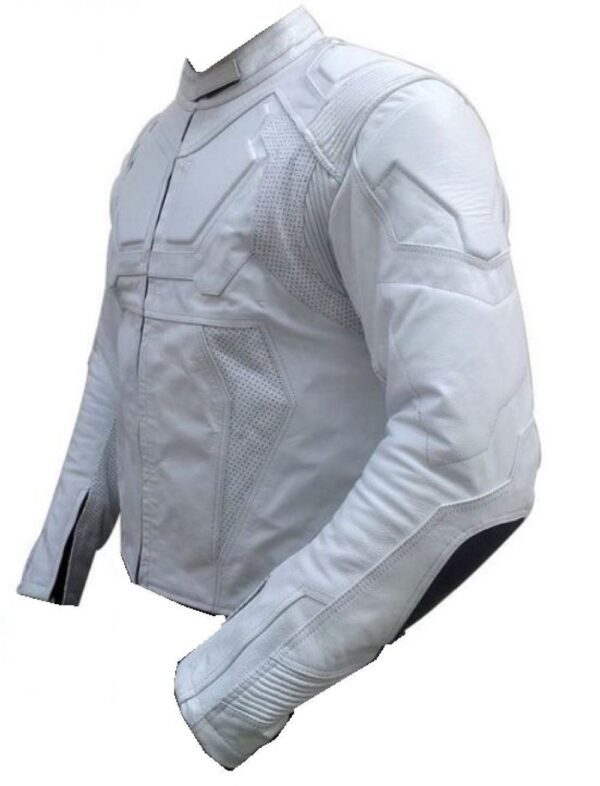 Tom Cruise Oblivion Motorbike Leather Jacket With Protections - Image 3