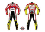 Valentino Rossi Ducati Corse MotoGP Motorcycle Leather Suit - Image 7