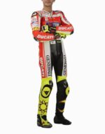 Valentino Rossi Ducati Corse MotoGP Motorcycle Leather Suit - Image 4