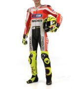 Valentino Rossi Ducati Corse MotoGP Motorcycle Leather Suit