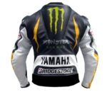 Valentino Rossi Yamaha Monster Energy Bike Racing Leather Jacket - Image 2