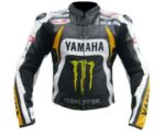 Valentino Rossi Yamaha Monster Energy Bike Racing Leather Jacket