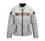 White Harley Davidson Motorcycle Leather Jacket