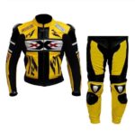 Yamaha Yellow R1 Motorcycle Leather Racing Suit