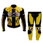 Yamaha Yellow R1 Motorcycle Leather Racing Suit